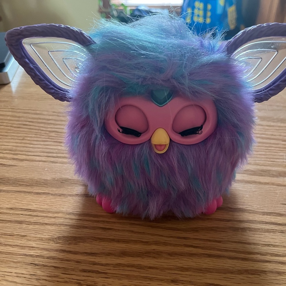Furby Blue Purple Talking Plush Interactive Electronic Toy 2023 Hasbro